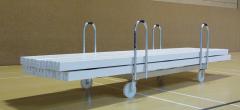Transportwagen für Hallenhockeybanden-Einzelprofile