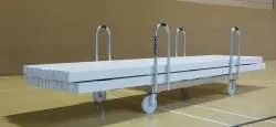 Transportwagen für Hallenhockeybanden-Einzelprofile