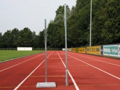 Zielpfosten mit Klemmeinrichtung
