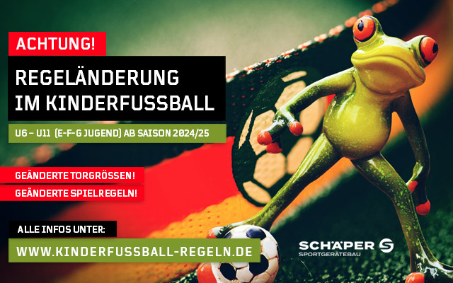 Kinderfußball-Regeln 2024